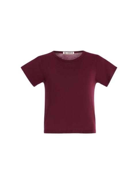 ÉTERNE Cotton-Modal Baby T-Shirt burgundy