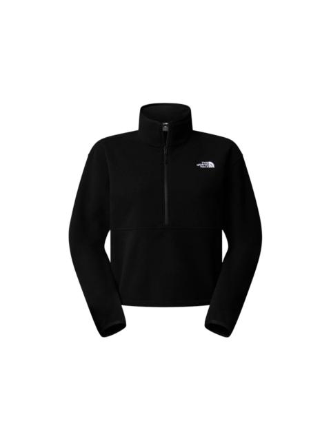 The North Face The North Face Glacier Fleece 1/2 Zip Short Hoodie Black