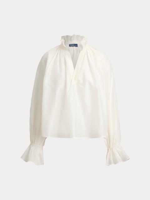 Polo Ralph Lauren Cotton-Silk Organdy Shirt