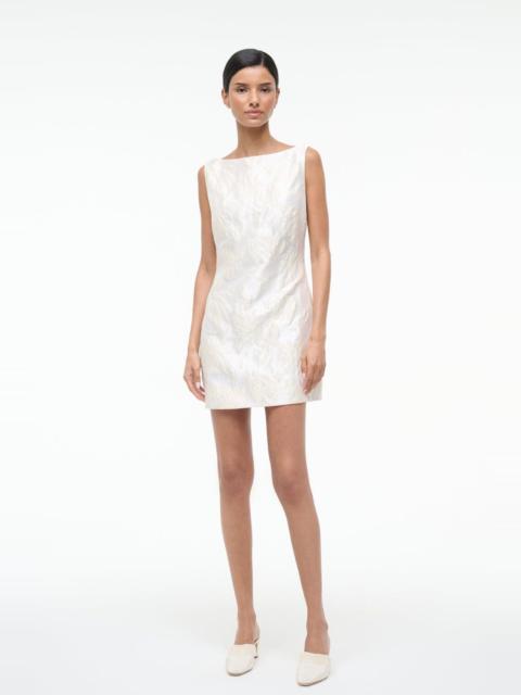 STAUD STAUD MIMI DRESS BOTANICA IVORY