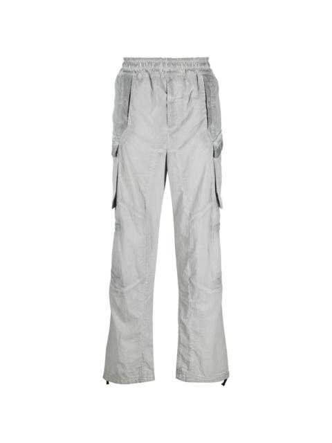 faded-effect cargo trousers