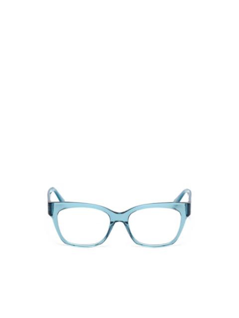 GUESS USA logo-embossed cat-eye glasses