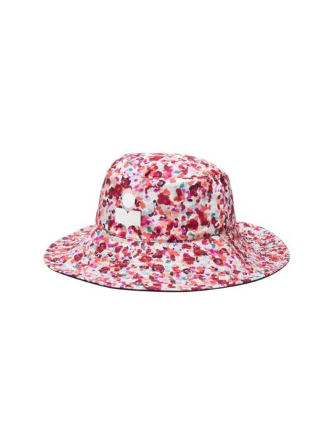 Isabel Marant logo-print drawstring bucket hat