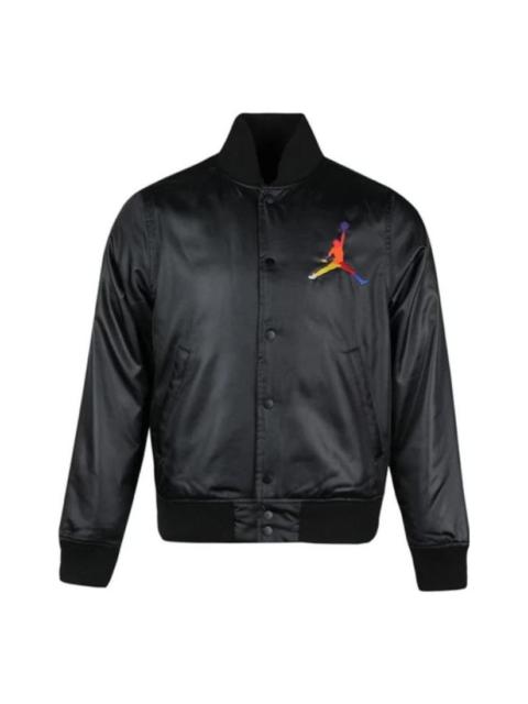 Jordan Air Jordan Solid Color Logo aviator Jacket Black AV0113-010