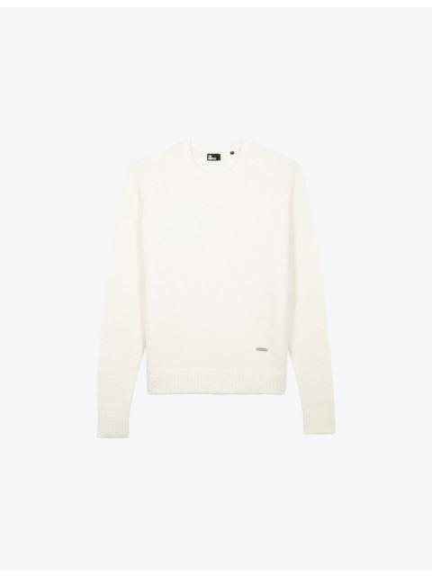 The Kooples Round-Neck Long-Sleeve Wool Jumper