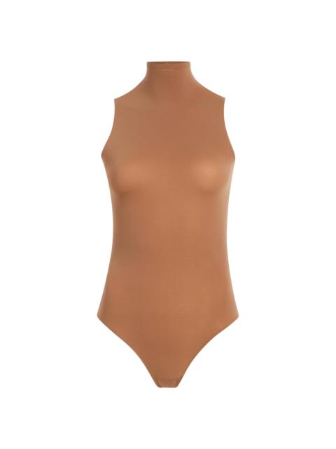 commando Women's Ballet Mockneck Sleeveless Bodysuit - Cocoa