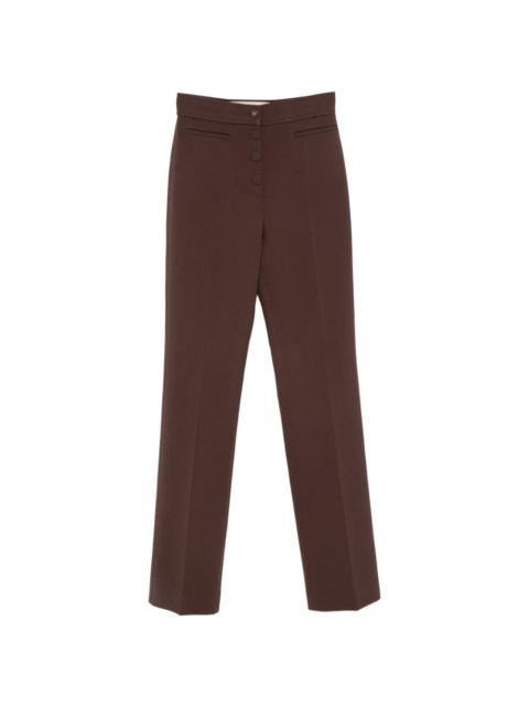 Valentino VLogo button-fastening trousers