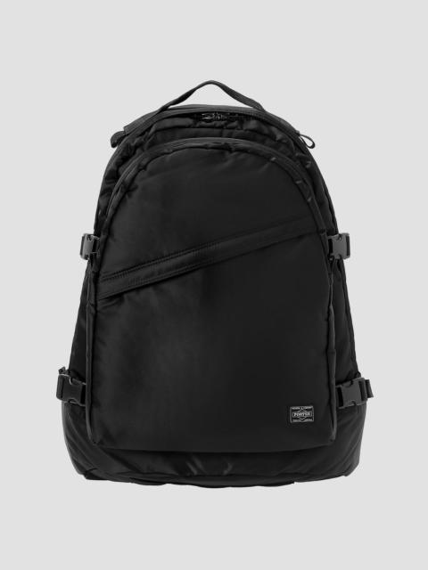 Nigel Cabourn Porter-Yoshida & Co Tanker Day Backpack in Black