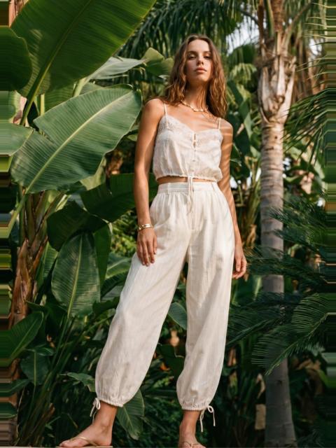 CAMI NYC TESSIE TROUSER STYLE BALLOON PANT MACADAMIA