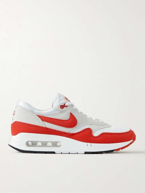 Nike Air Max 1 '86 Big Bubble Felt-Trimmed Mesh Sneakers