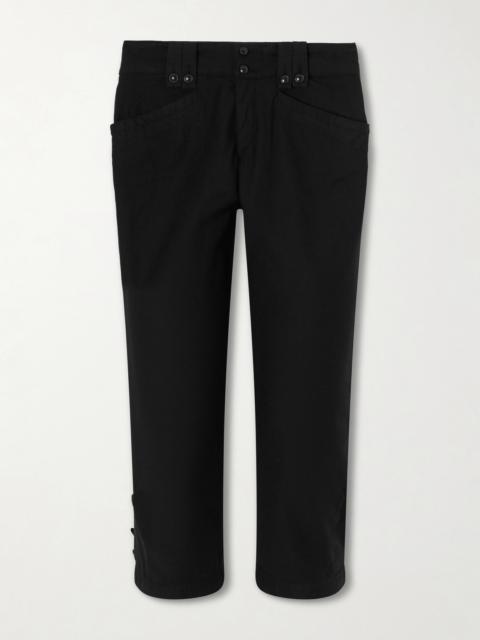 Isabel Marant Berna Cotton-twill Capri Pants
