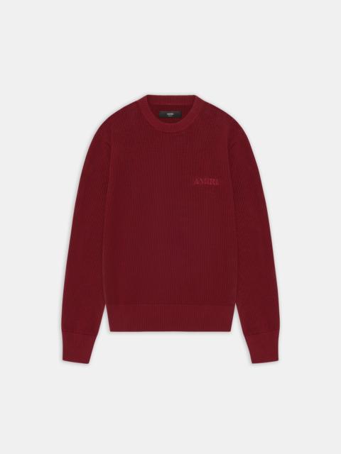 AMIRI AMIRI CROCHET MESH CREW