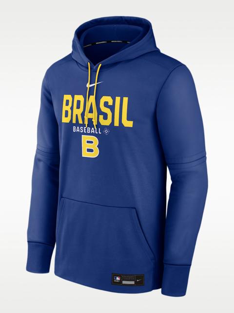Nike Brazil National Baseball Team 2026 World Baseball Classic Authentic Collection Men's Nike Therma Pul