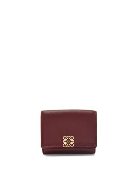 Loewe Puffer Anagram trifold wallet in shiny nappa calfskin