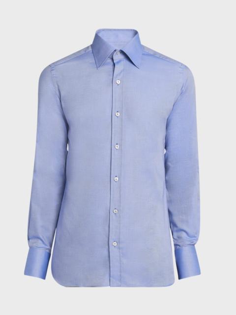 TOM FORD Men's Cotton Oxford Slim Fit Dress Shirt