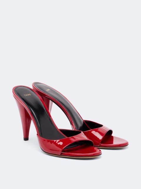 JUDE Hew patent leather mules