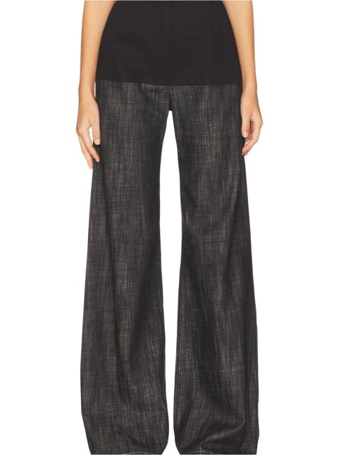 MATTHEW BRUCH High-Waist Combo Pant