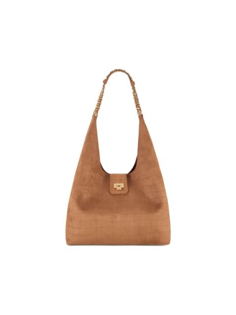 ELISABETTA FRANCHI embossed chain shoulder bag