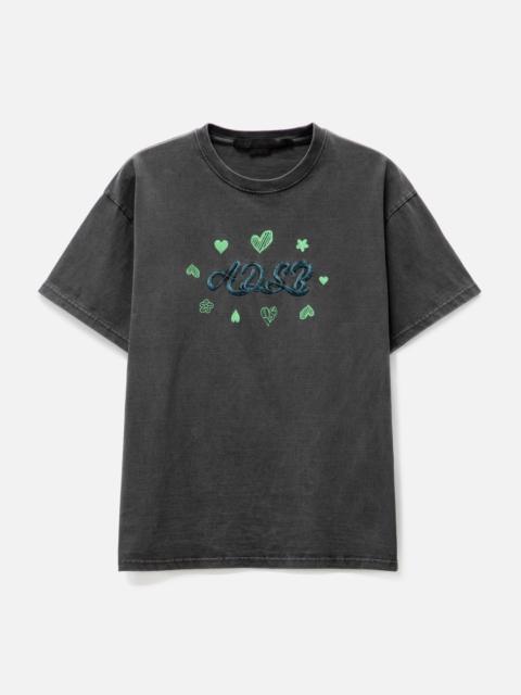 Andersson Bell (ESSENTIAL) ADSB HEARTS CARD T-SHIRTS