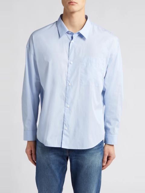 FRAME Relaxed Fit Cotton Button-Up Shirt