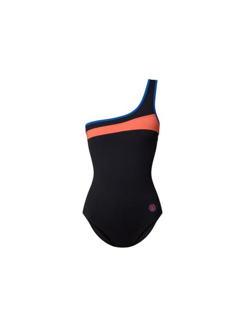 Louis Vuitton Vivid Trim Asymmetrical One-Piece Swimsuit