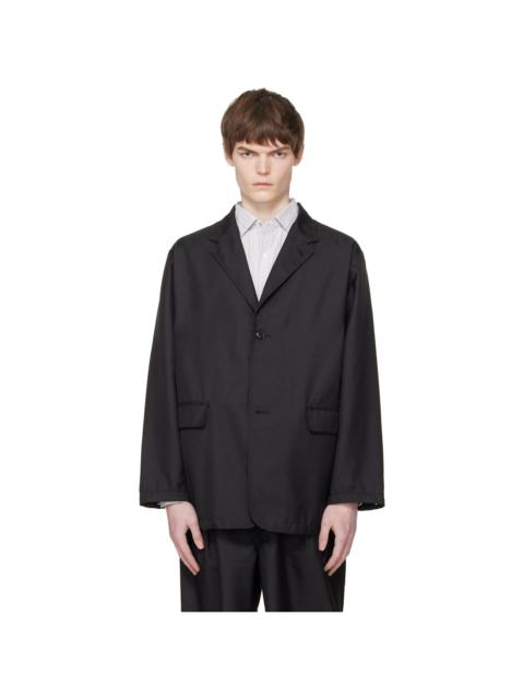 Nanamica Black Polyester Twill Club Blazer