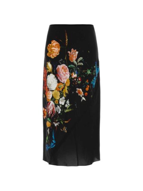 Dries Van Noten DRIES VAN NOTEN Printed viscose skirt