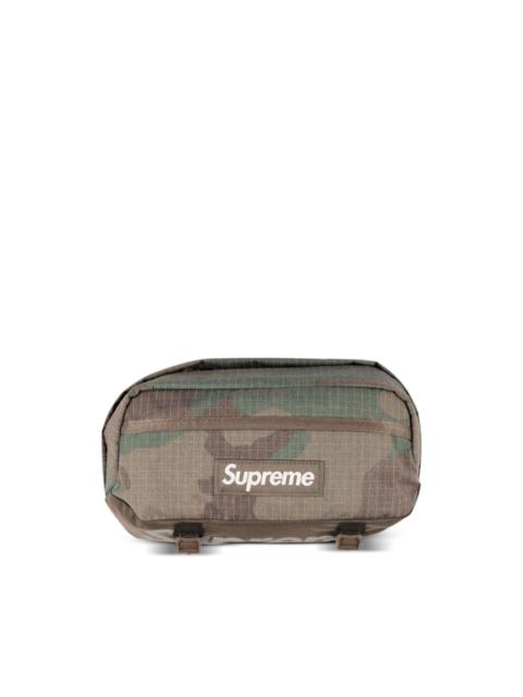 camouflage-print ripstop belt bag