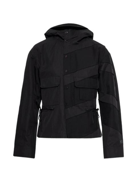 Y-3 panelled cotton jacket