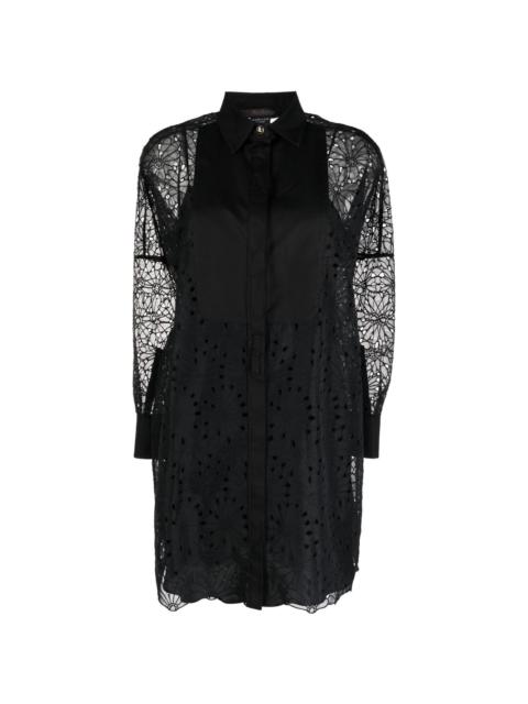 Max Mara embroidered shirt dress