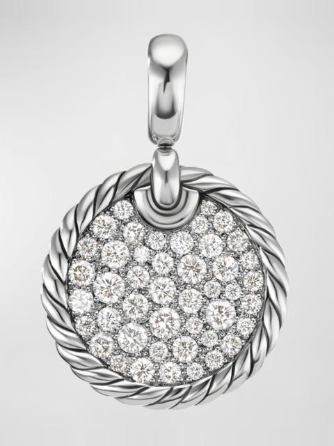 DAVID YURMAN DY Elements Pendant with Diamonds in Silver, 17.5mm