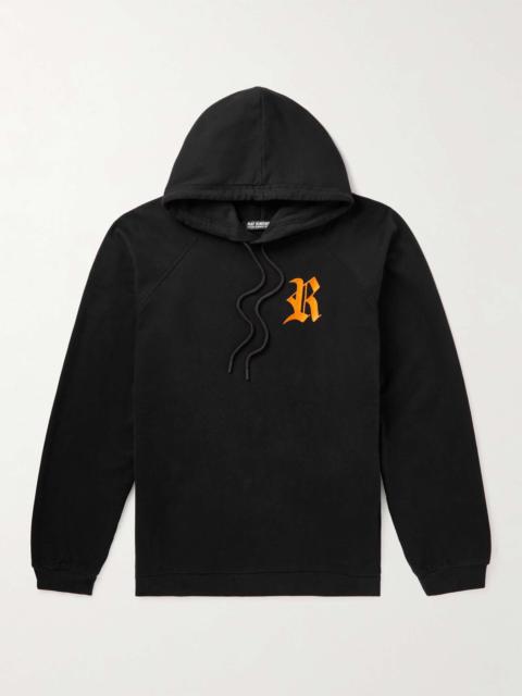 Oversized Logo-Embroidered Cotton-Jersey Hoodie