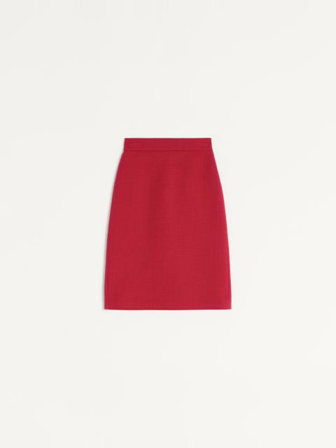 Valentino PLAIN WOOL TWEED SKIRT