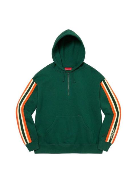 Supreme Supreme SS23 Week7 Half Zip Hoodie 'Green' SUP-SS23-141