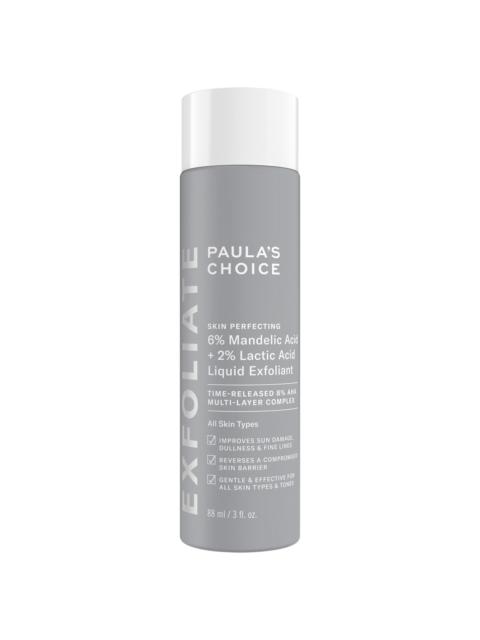 Paula's Choice 6% Mandelic Acid + 2% Lactic Acid AHA Liquid Exfoliant for Dark Spots, Textured Skin
