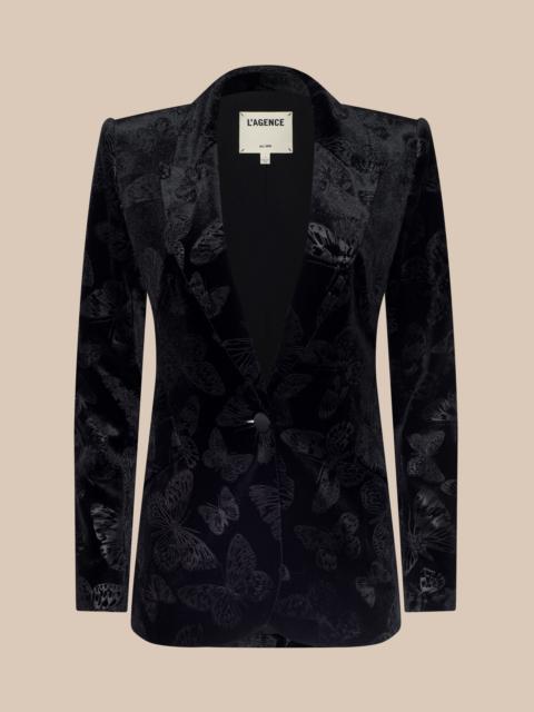 L'AGENCE Chamberlain Velvet Blazer