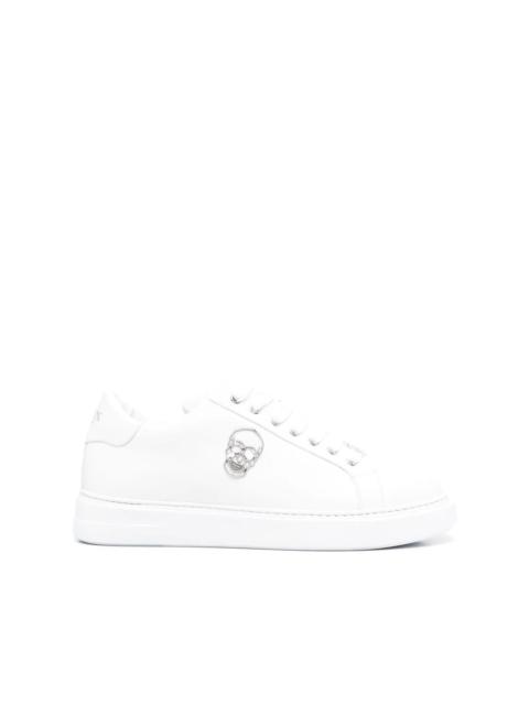 PHILIPP PLEIN Skull-plaque low-top sneakers