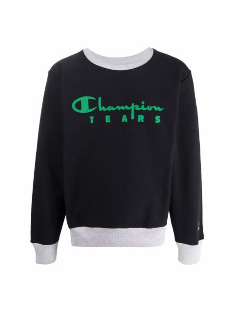 Champion logo print sweatshirt