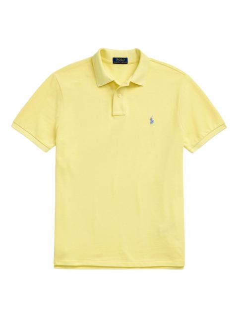Polo Ralph Lauren Men's Custom-Slim-Fit Mesh Polo Shirt - Resort Gold