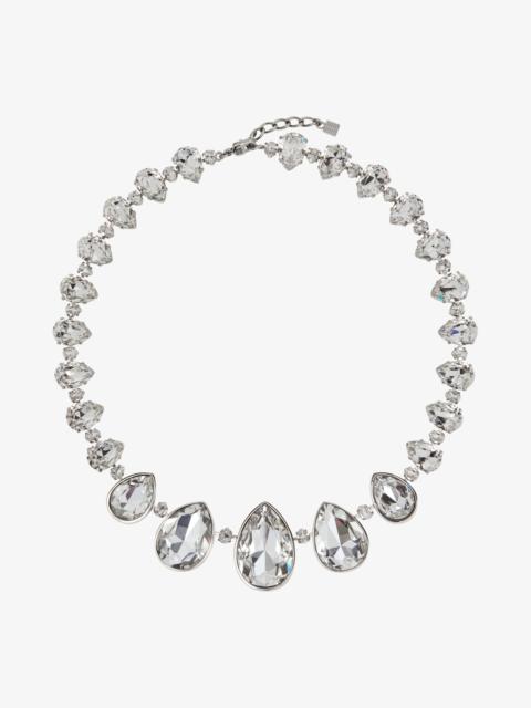 SHORT 4G CRYSTAL NECKLACE IN METAL WITH CRYSTALS
