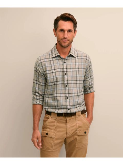 Brooks Brothers Cotton-Brushed Wool Tartan Sport Shirt