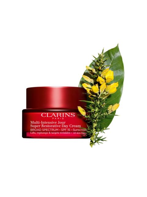 CLARINS Super Restorative Day Cream - SPF 15 Day Moisturizer for Menopausal Skin
