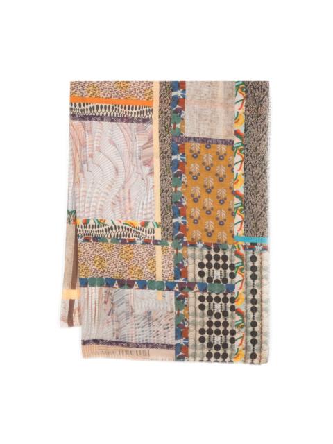 Faliero Sarti abstract-print scarf