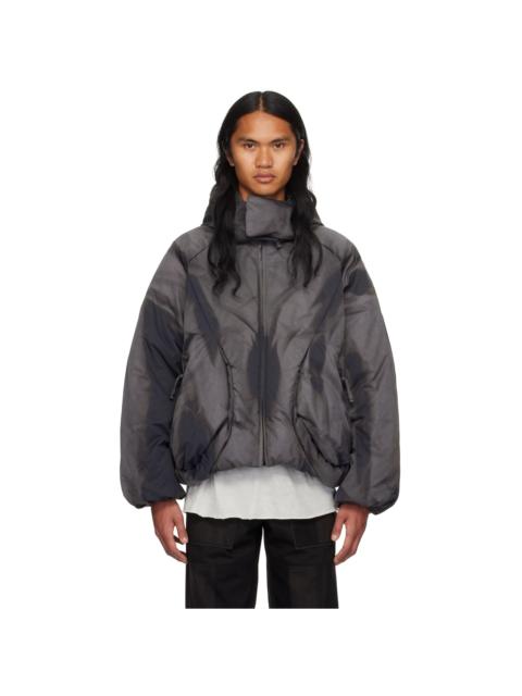 JiyongKim bleached-effect padded jacket
