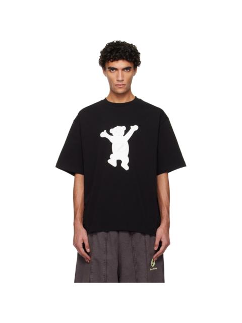 We11done Black Teddy Logo T-shirt