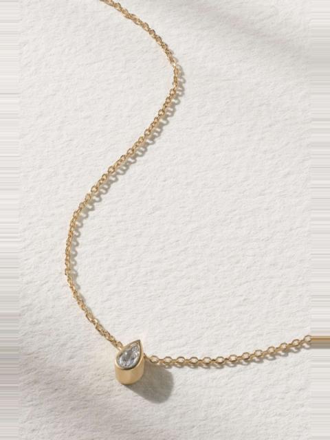 MATEO 14-karat gold diamond necklace