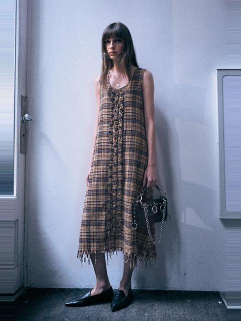 R13 Sleeveless Midi With Ruffles