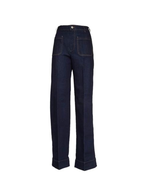Victoria Beckham Alina patch-pocket jeans
