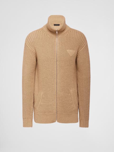 【送料&関税込】Prada Biscuit Alpaca Cardigan Prada Biscuit Alpaca Cardigan | italist