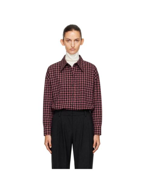 CORDERA Red & Black Checked Oversized Shirt